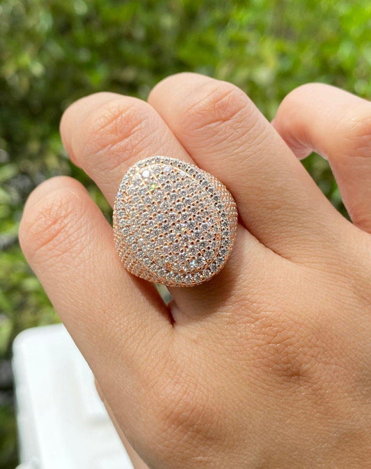 Moissanite For Men's Iced Out Wedding Micro Pave Twilight Bella Celebrity Ring - JBR Jeweler