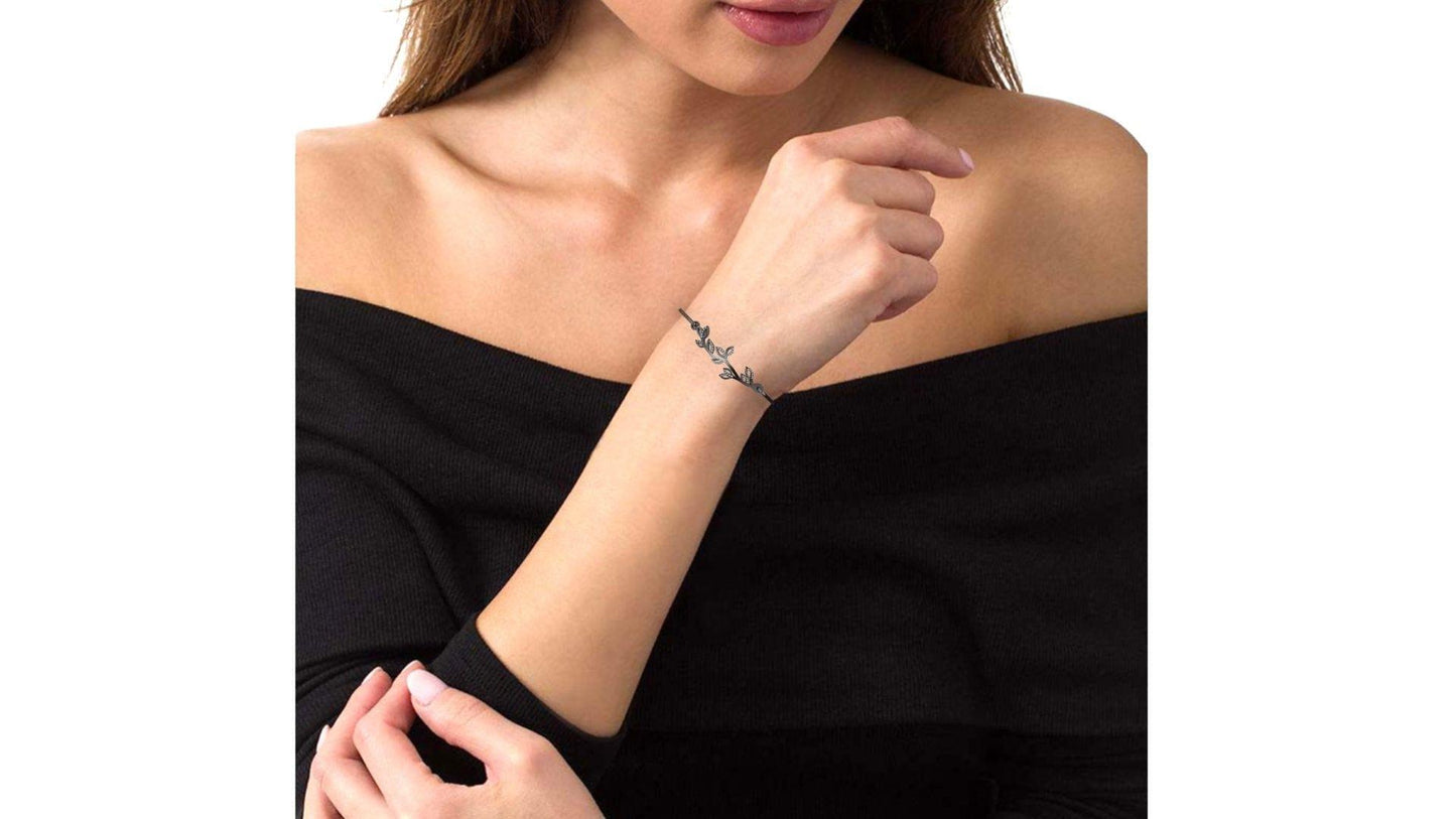 JBR Jeweler Silver Bracelets Olive Branch Bridesmaid S925 Bracelet For Women