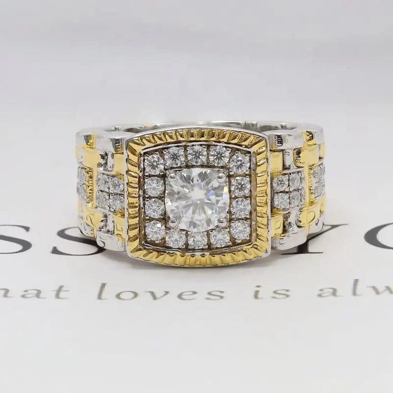 JBR Jeweler Lab Grown Engagement Ring Round Cut Lab Grown-CVD Diamond Jubilee Men's Ring