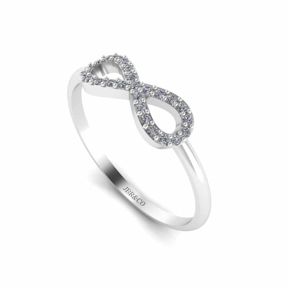 WAKANA | Women's Infinity Wedding Ring | Diamonds - TCR