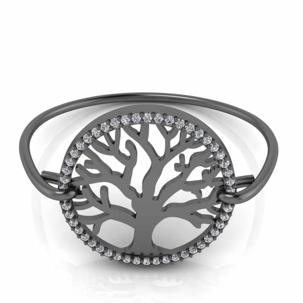 Sterling Silver Tree Of Life Pressure Hook Bracelet - JBR Jeweler