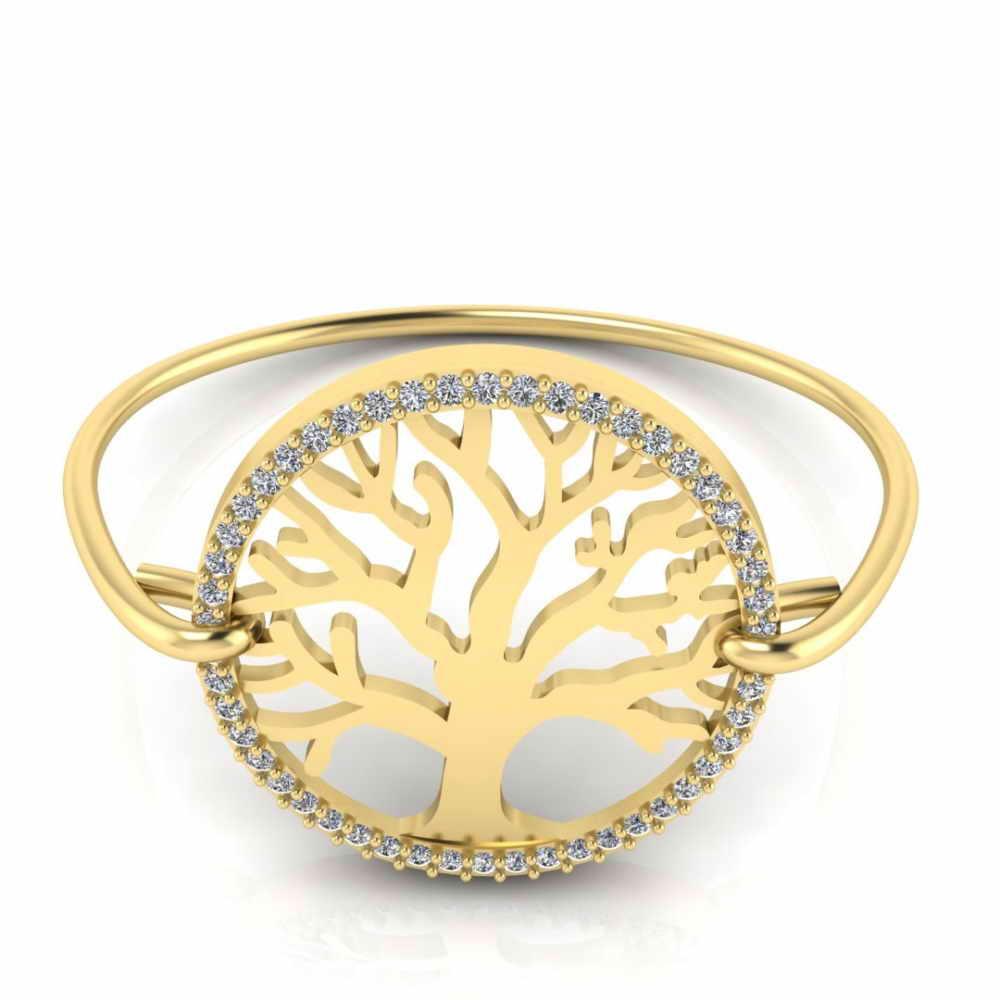 Sterling Silver Tree Of Life Pressure Hook Bracelet - JBR Jeweler