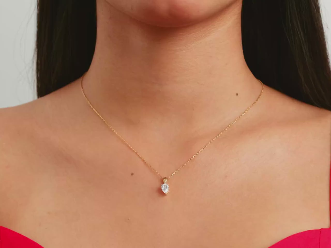 Signature Pear-shaped Morganite and Diamond Pendant Necklace – John Atencio
